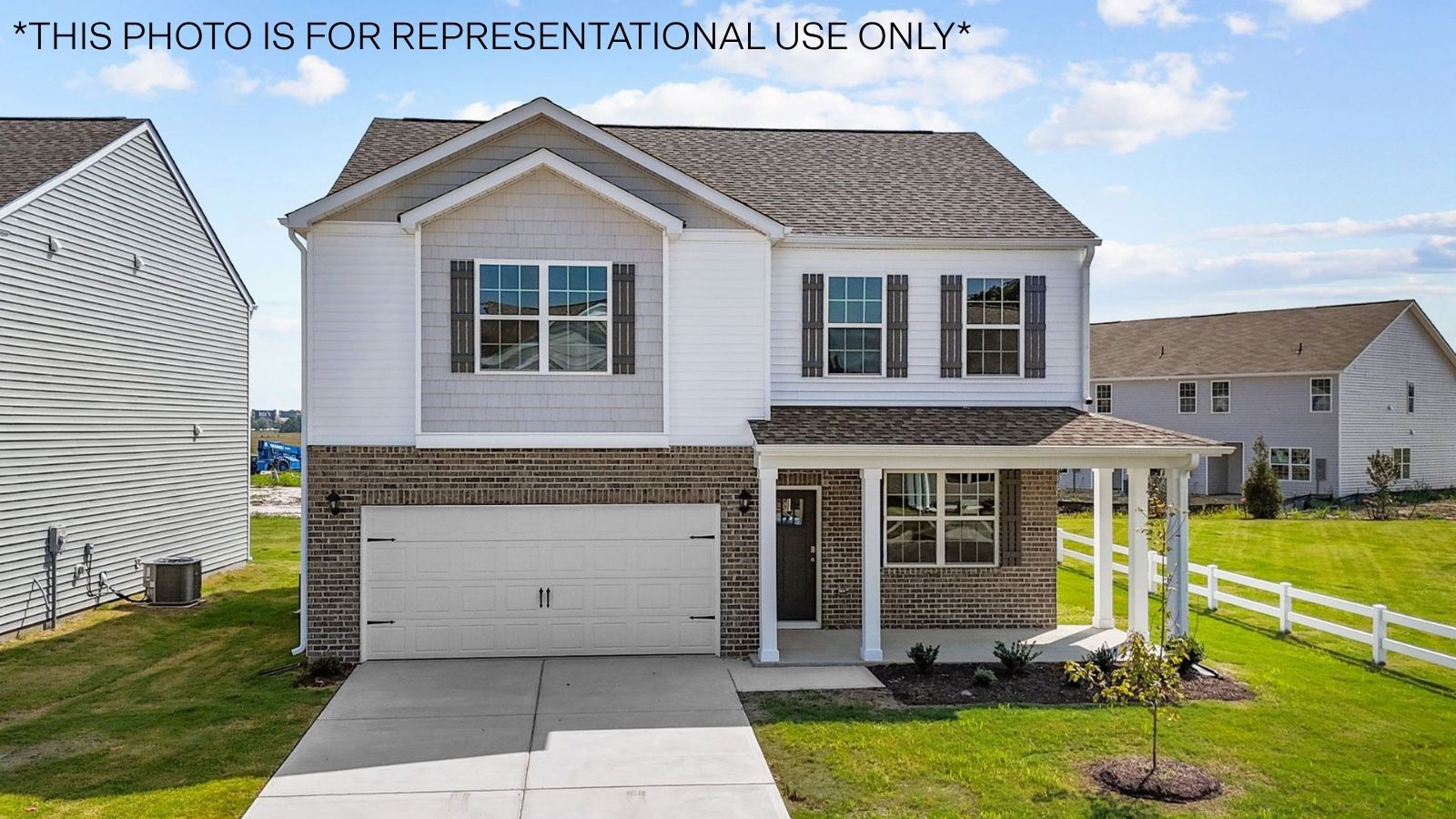 * Photos are not of actual home or interior features and are representative of floor plan only. *