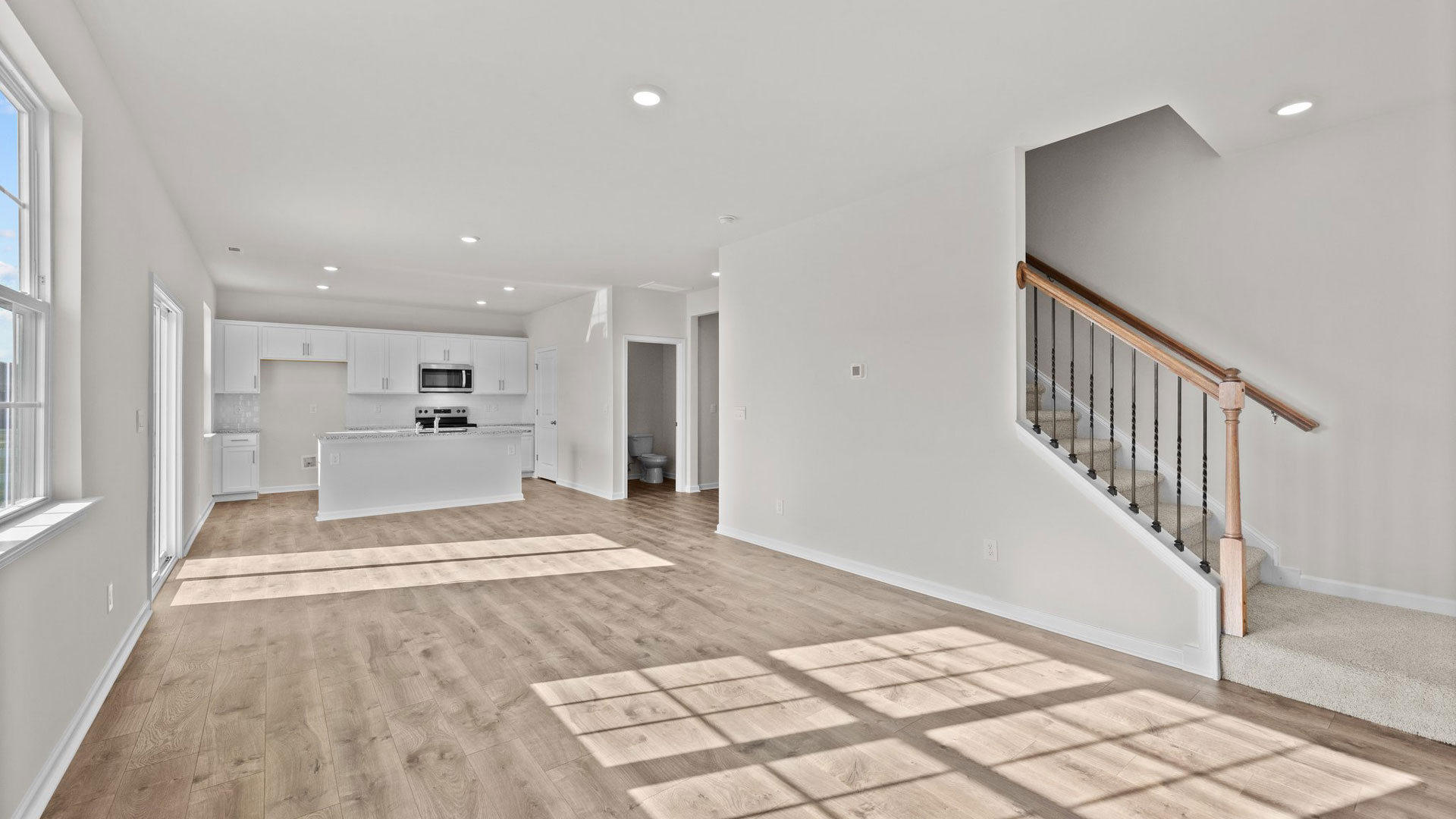 living and dining space