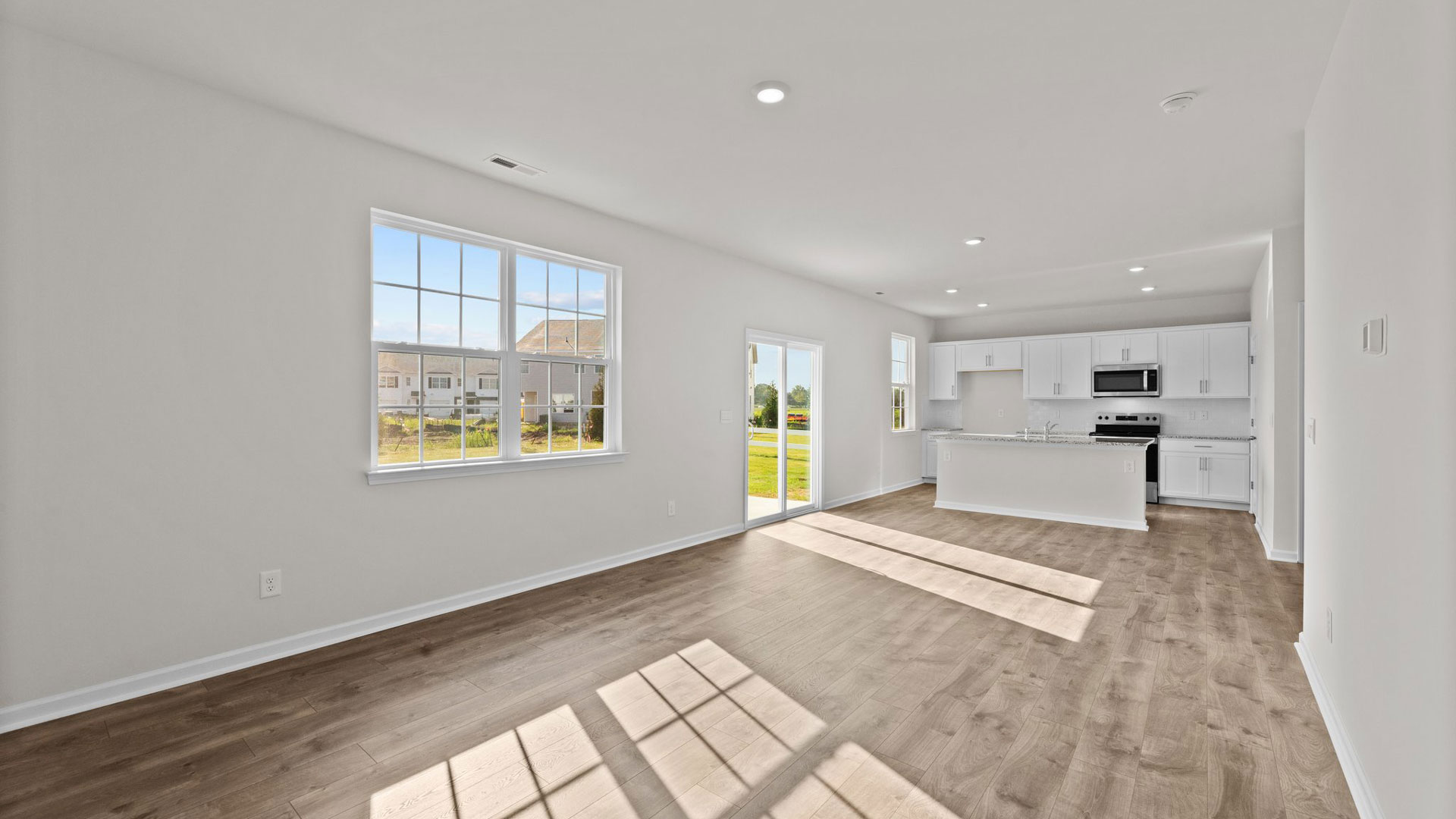 living and dining space