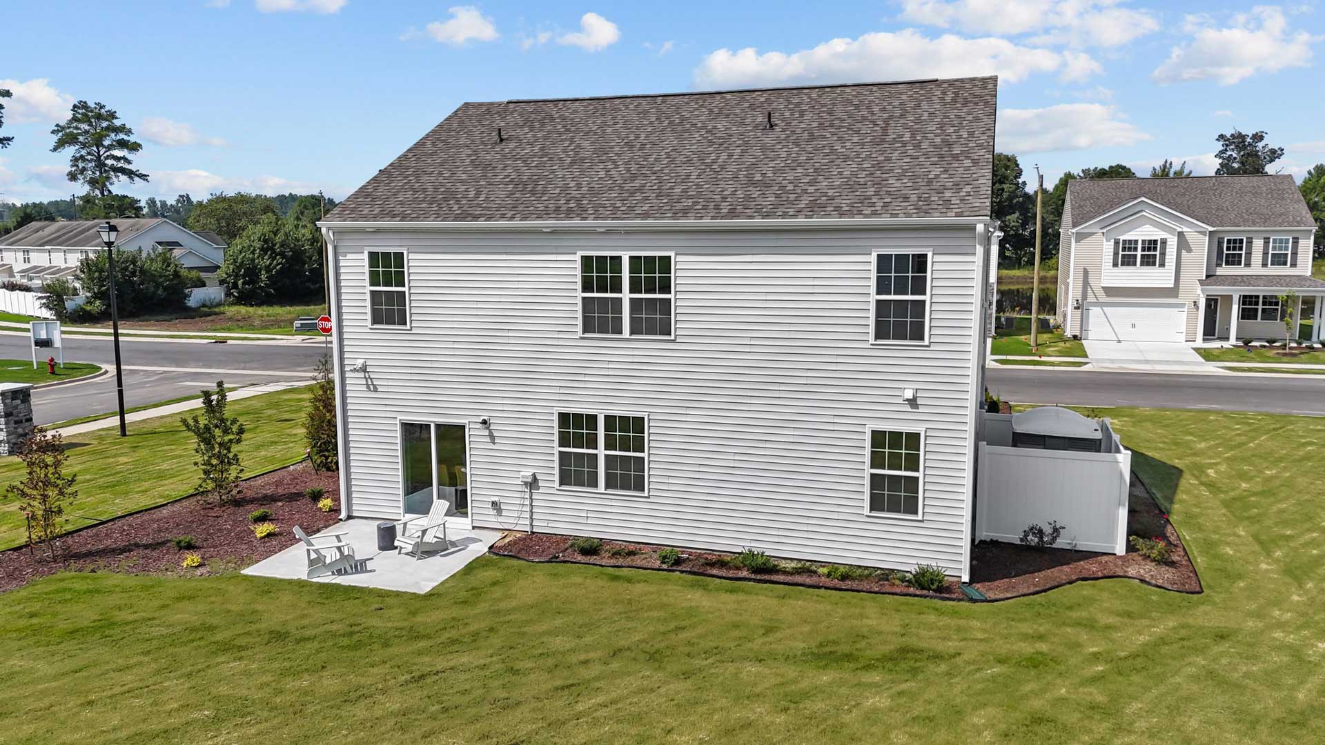 rear view of home