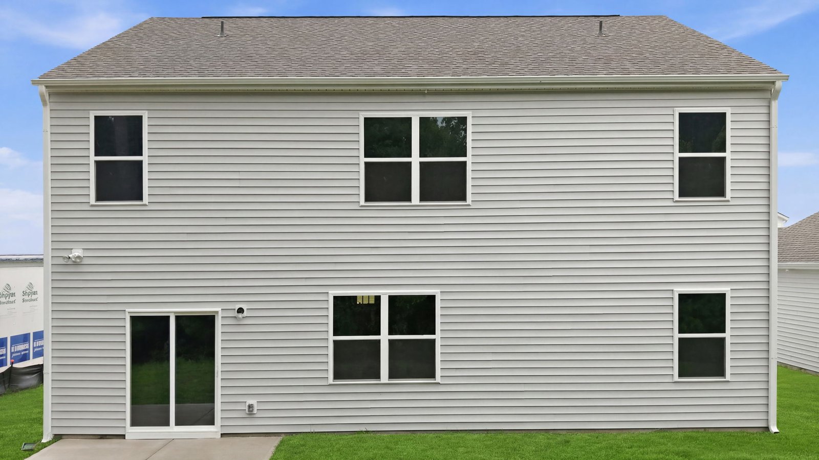 rear view of home