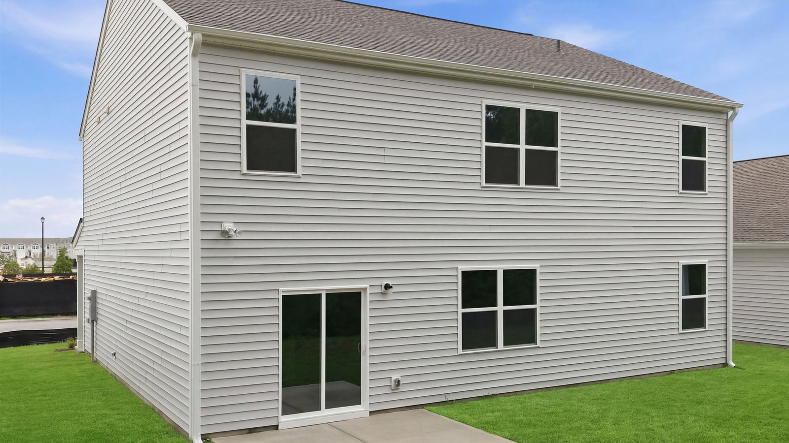 rear view of home