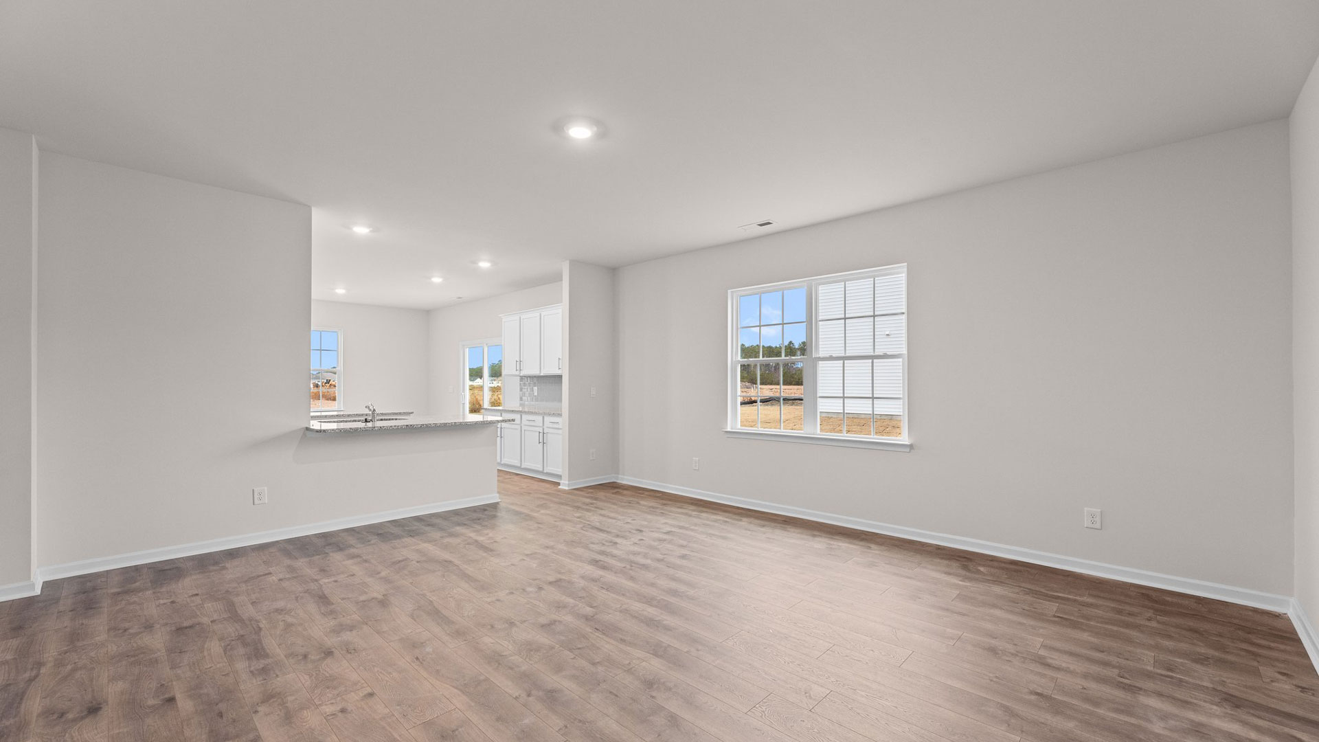 open concept living space
