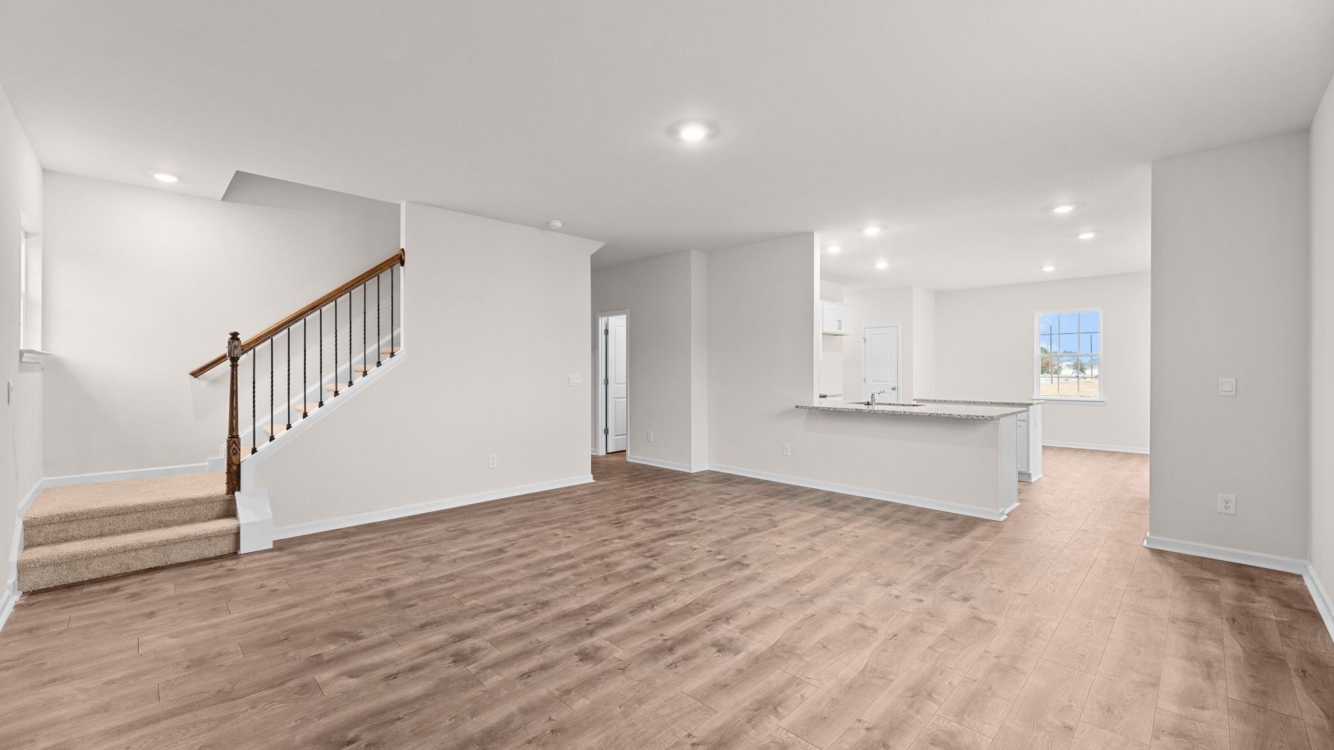 open concept living space