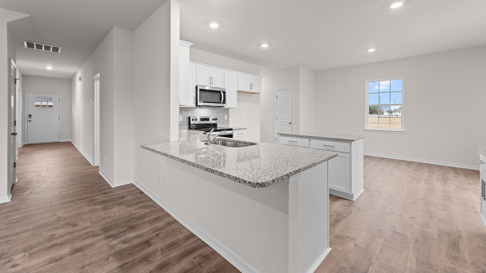 kitchen area with stainless steel appliances
