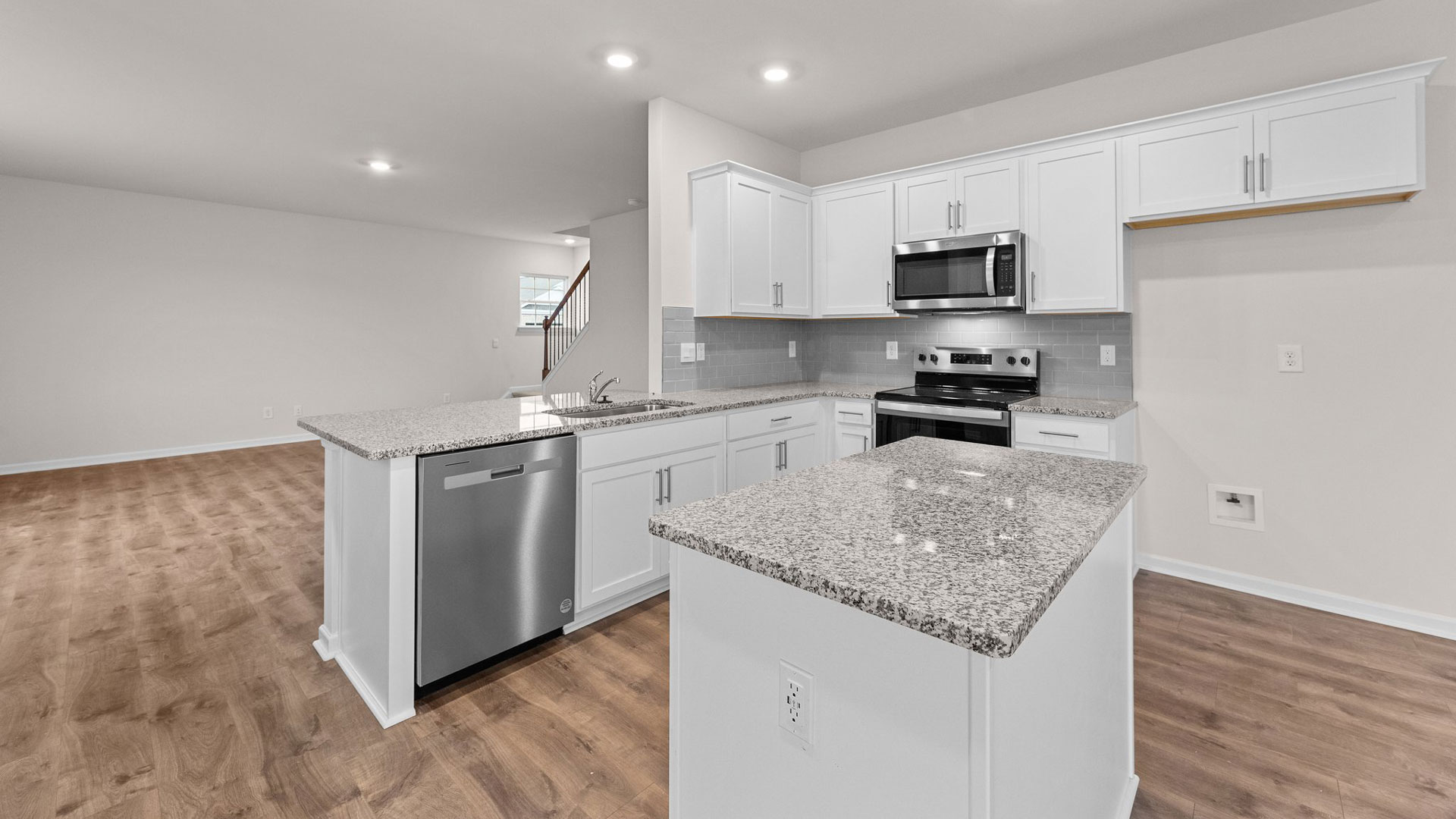 kitchen area with stainless steel appliances