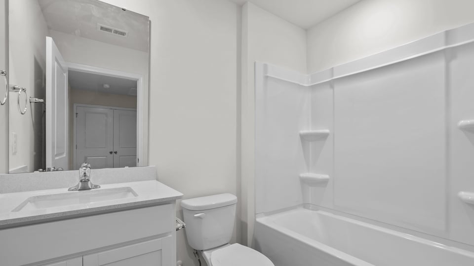 Bathroom with quartz counters