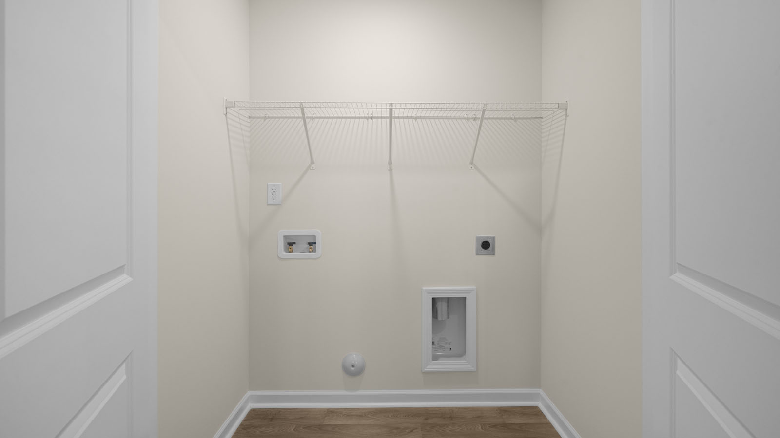 spacious laundry room