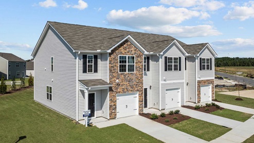 Two story townhome