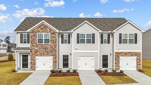 Two story townhome