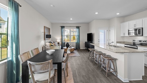 kitchen with granite counters