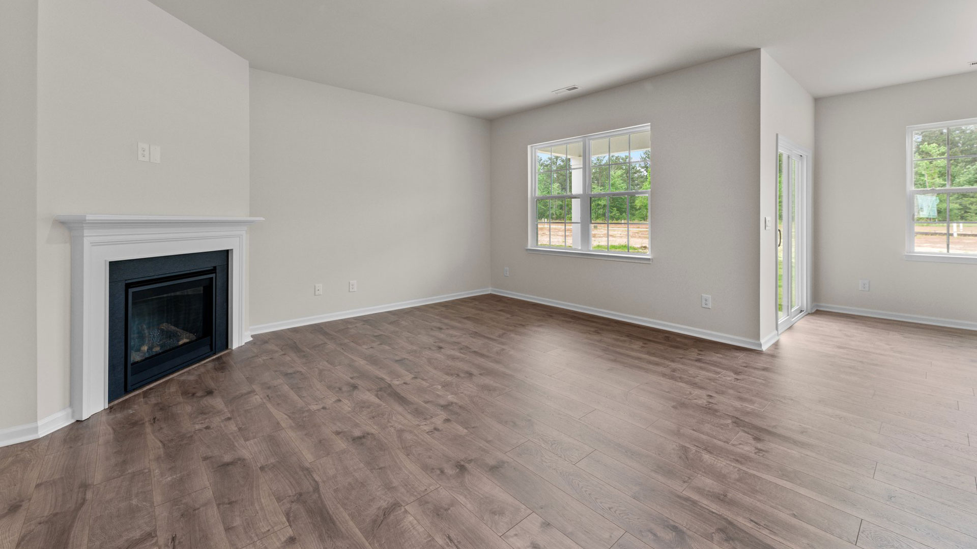 Open-concept living room