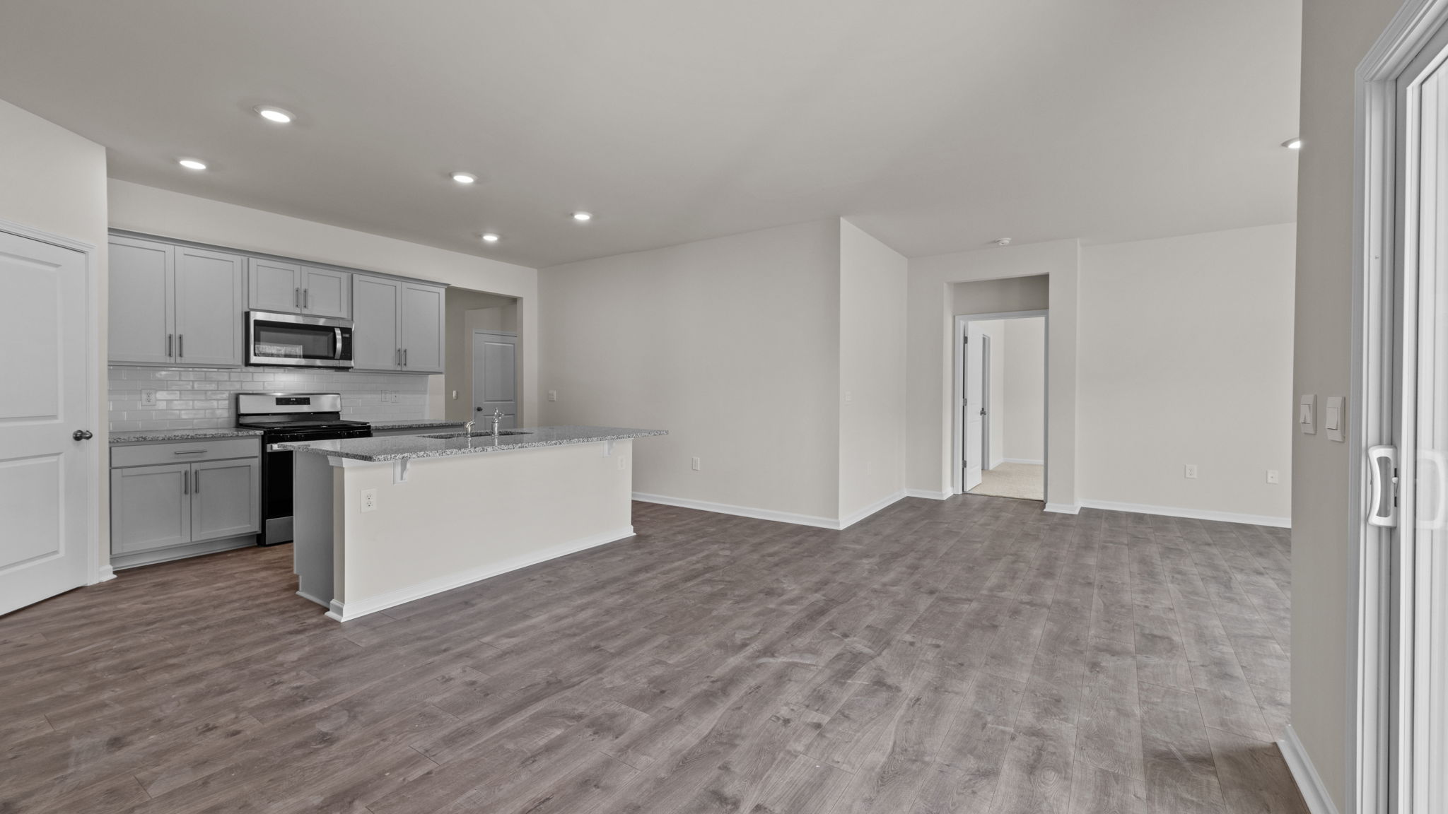 Dining and kitchen area