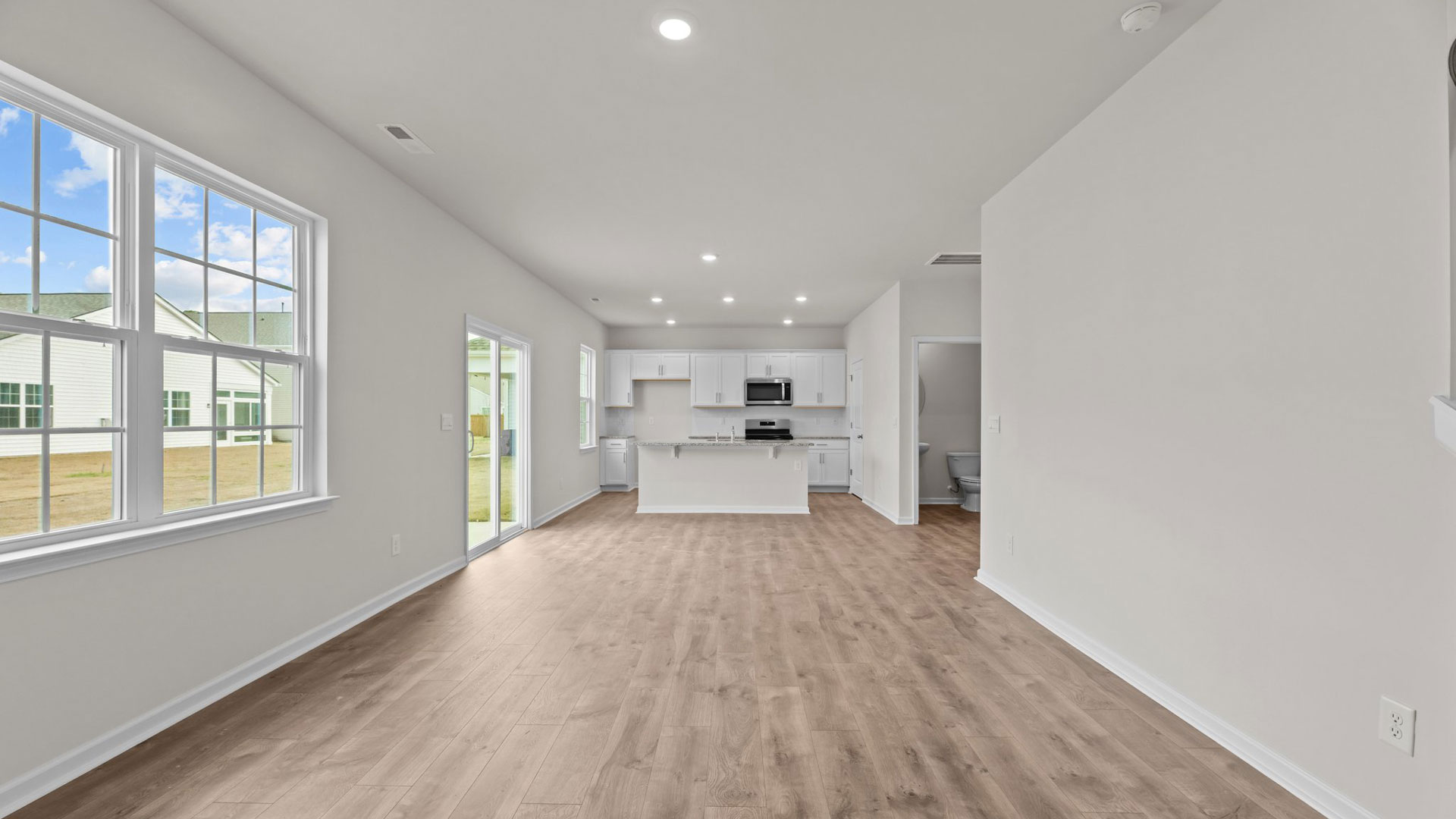 open concept living space