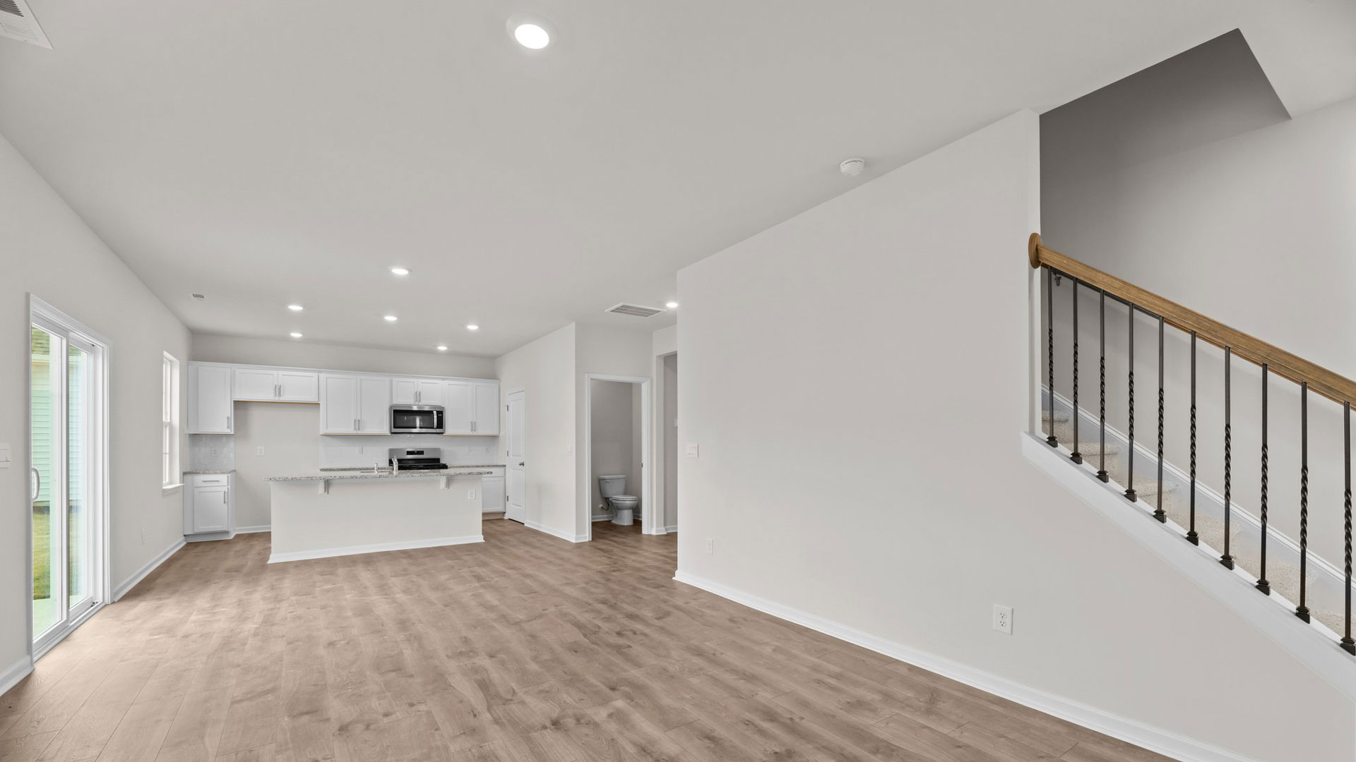 open concept living space