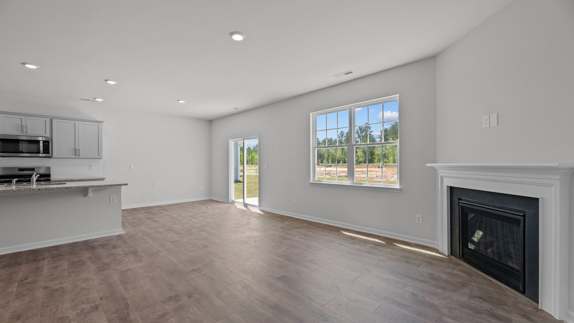open concept living space