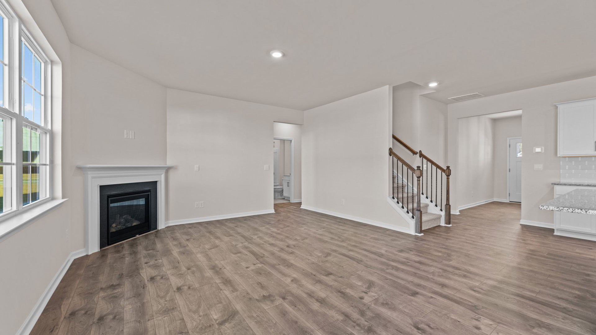 open concept living area