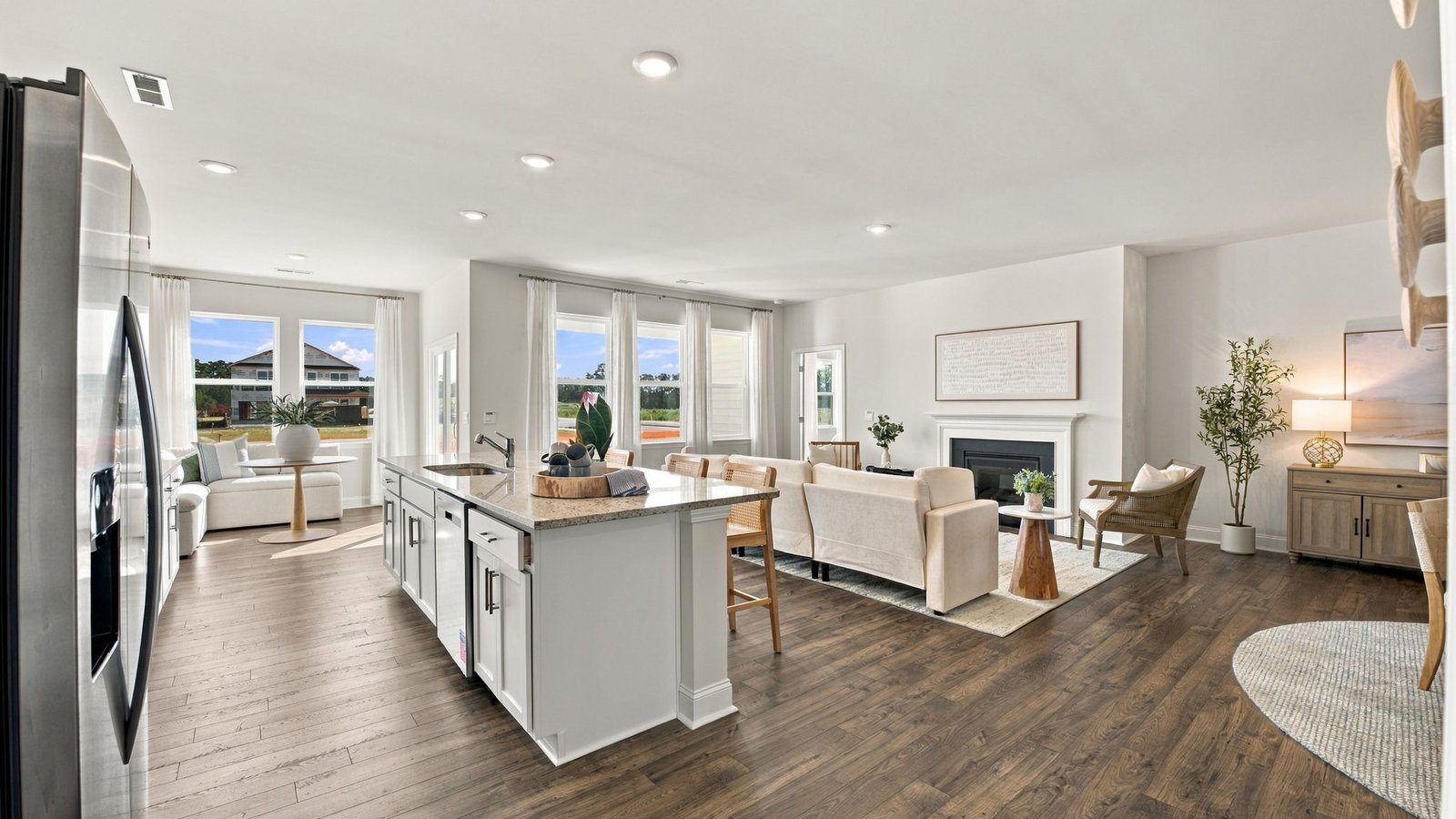 open concept living space