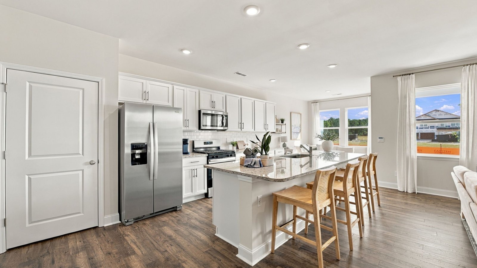 open concept living space