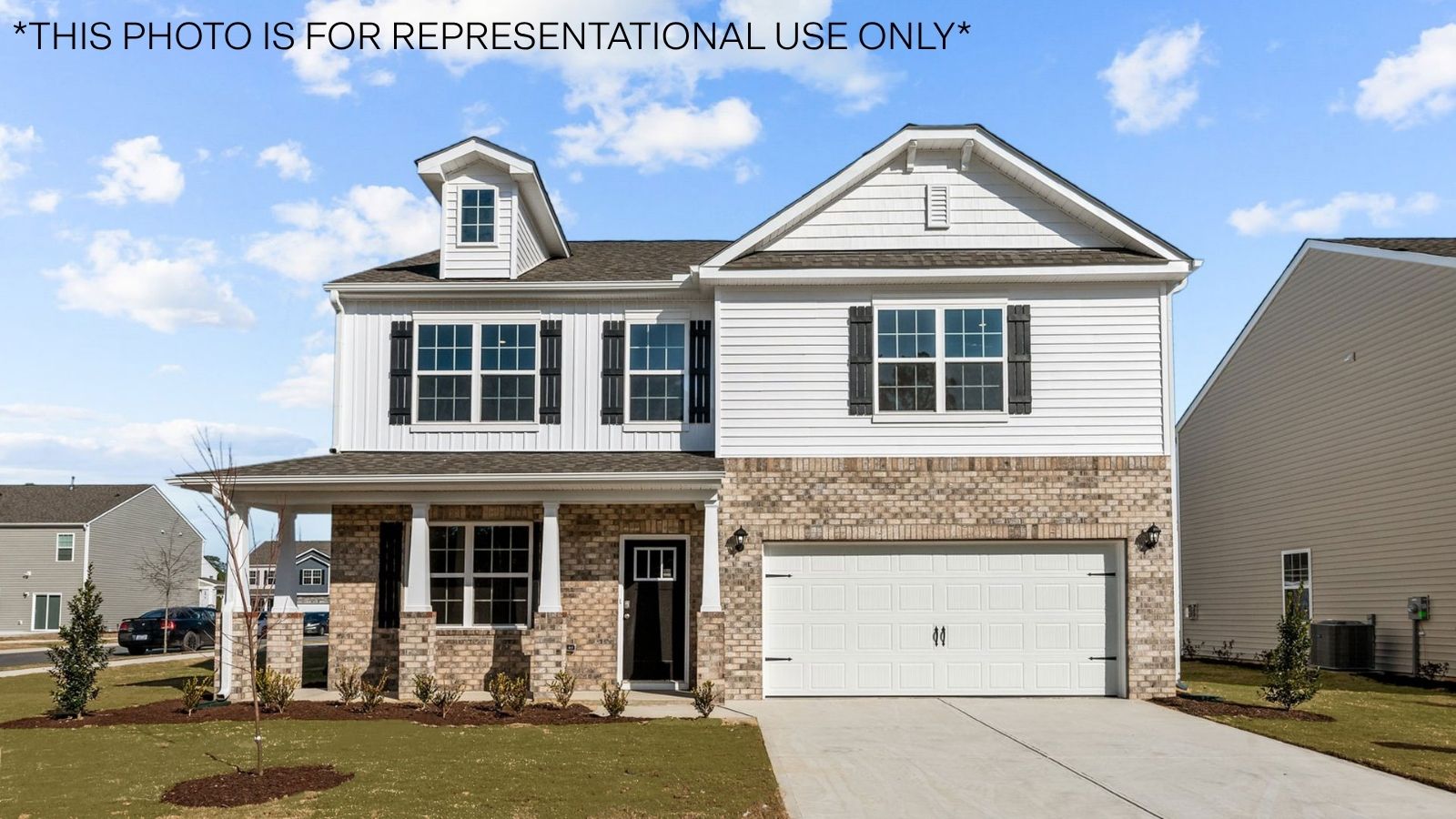 * Photos are not of actual home or interior features and are representative of floor plan only. *