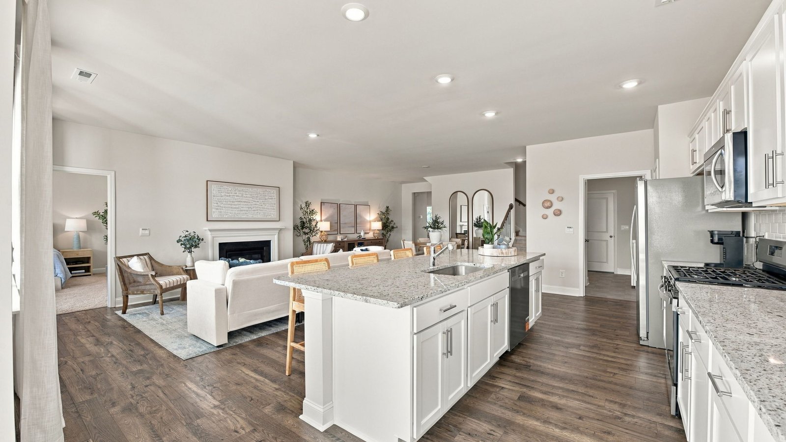 open concept living space