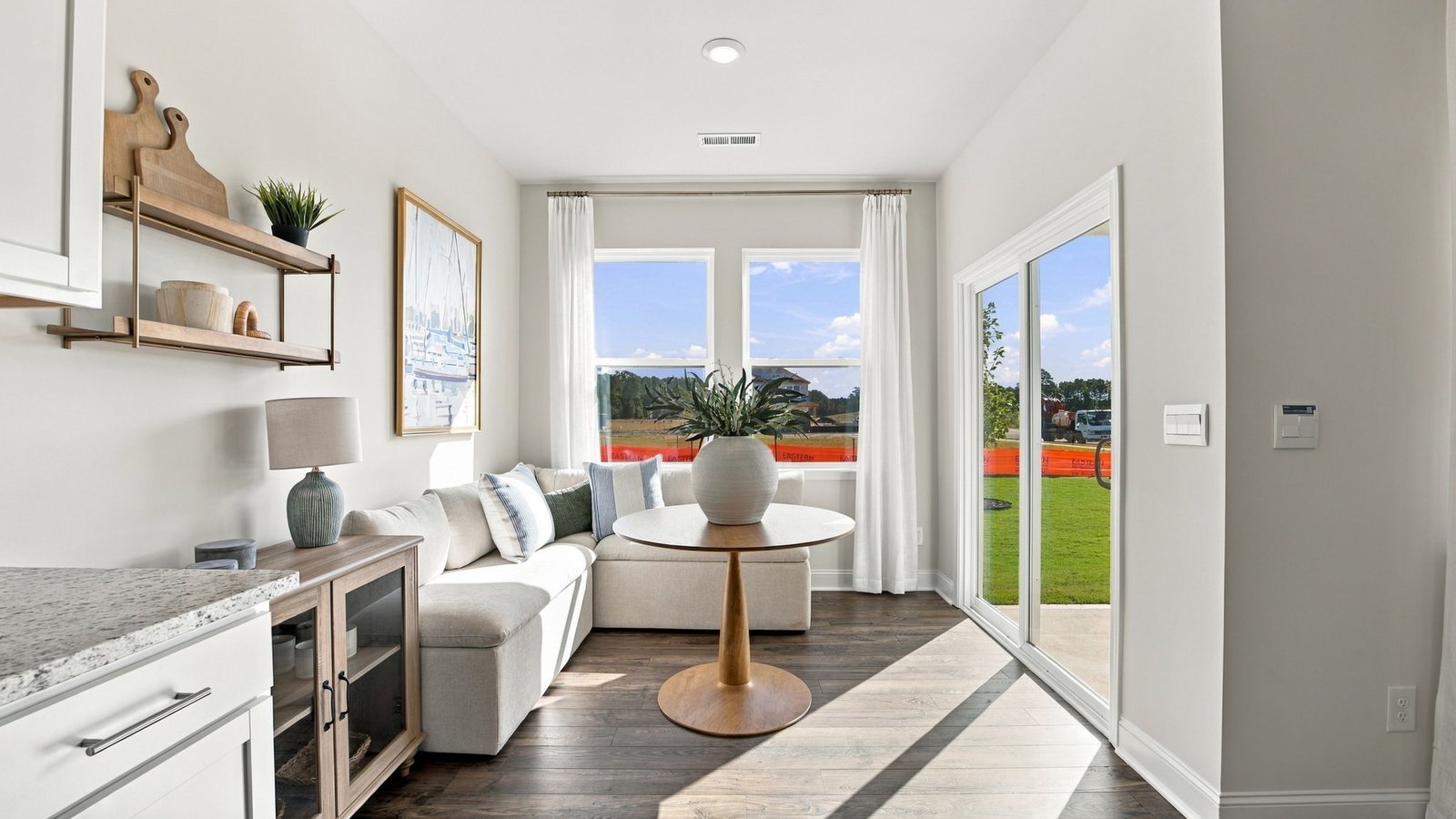 open concept living space