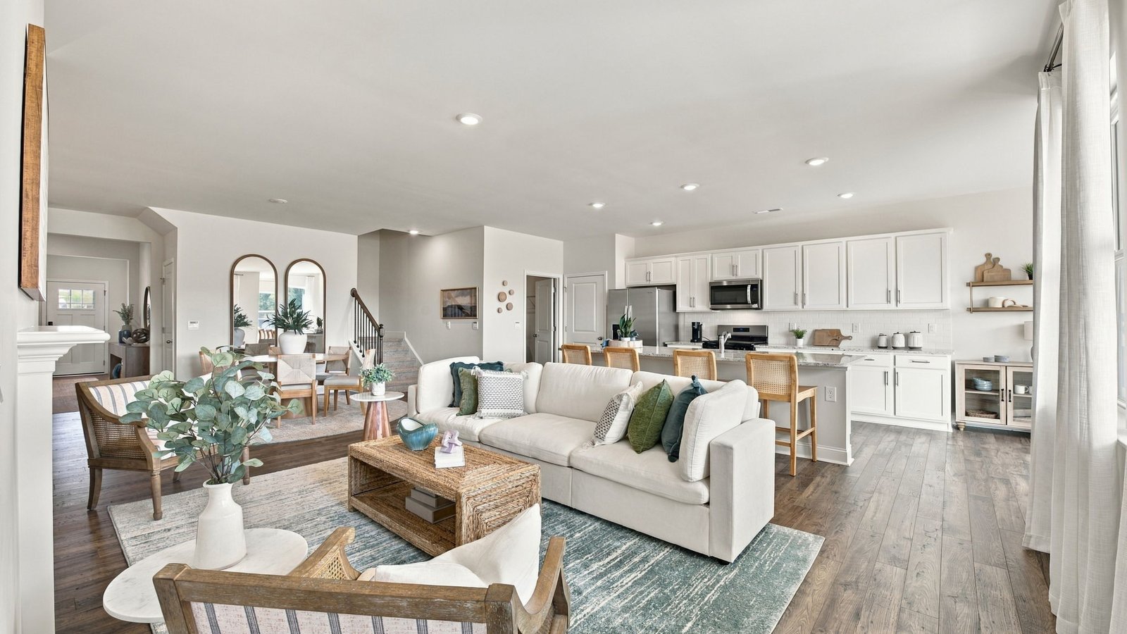 open concept living space