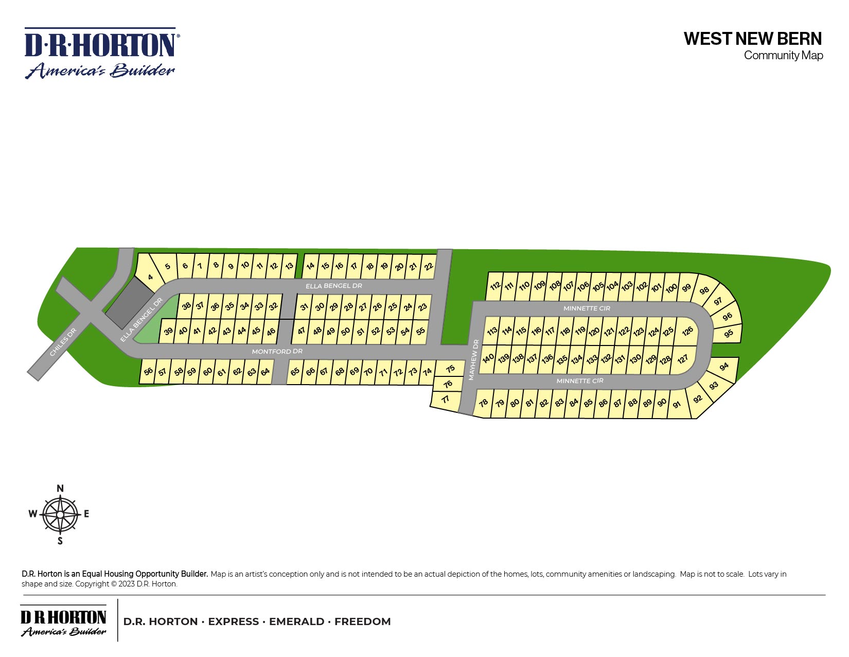Static Lot Map