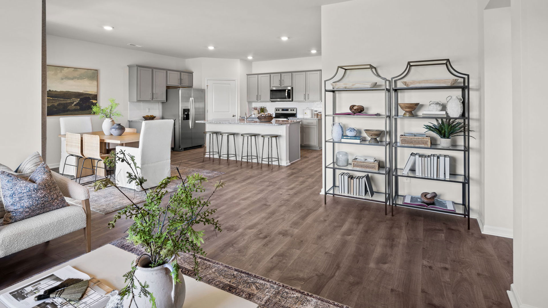 Open-concept living room