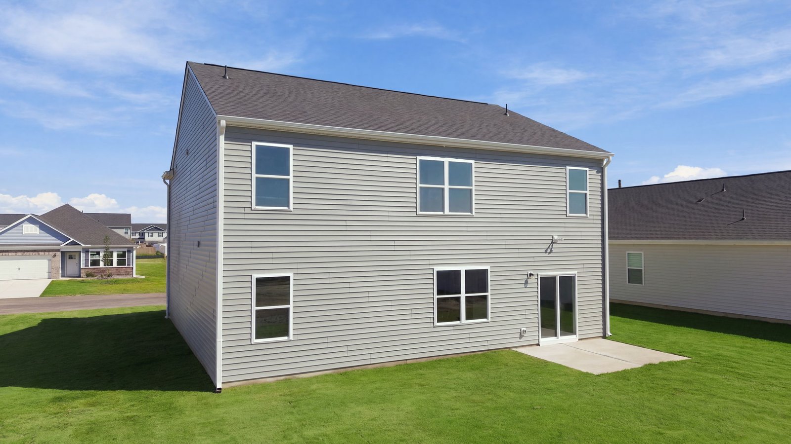 rear view of home