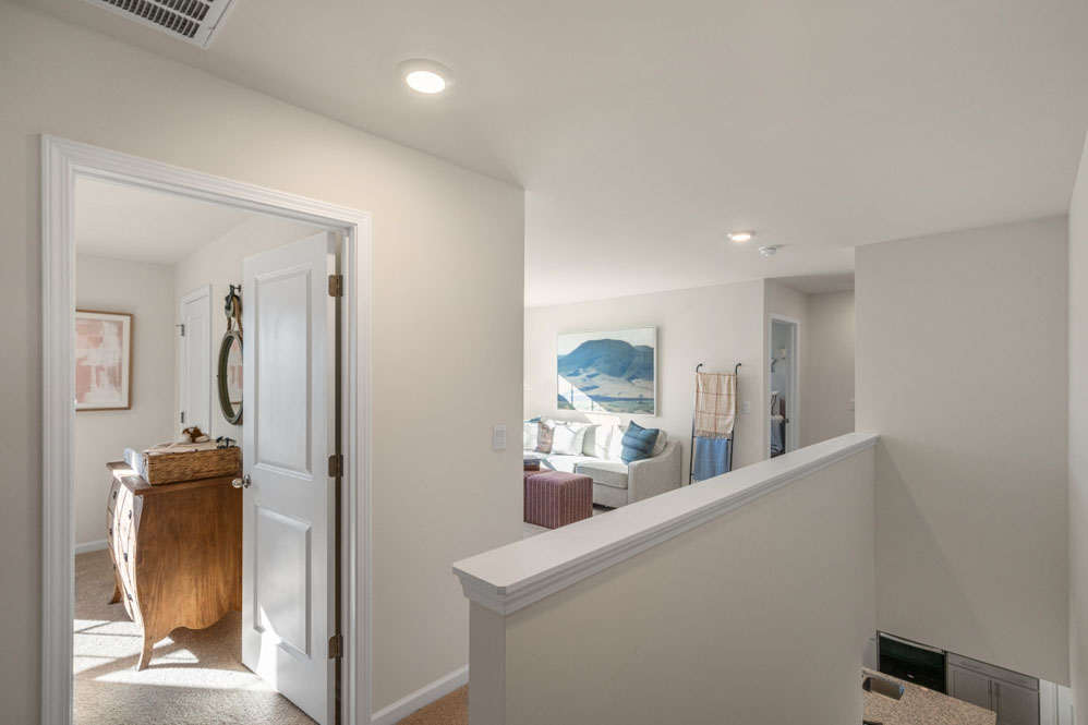 upstairs hallway view