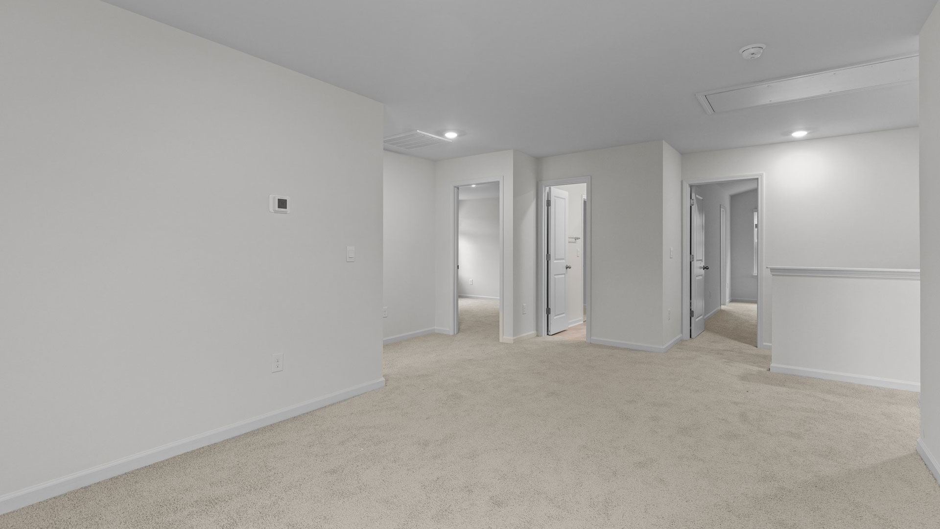 View of large primary bedroom