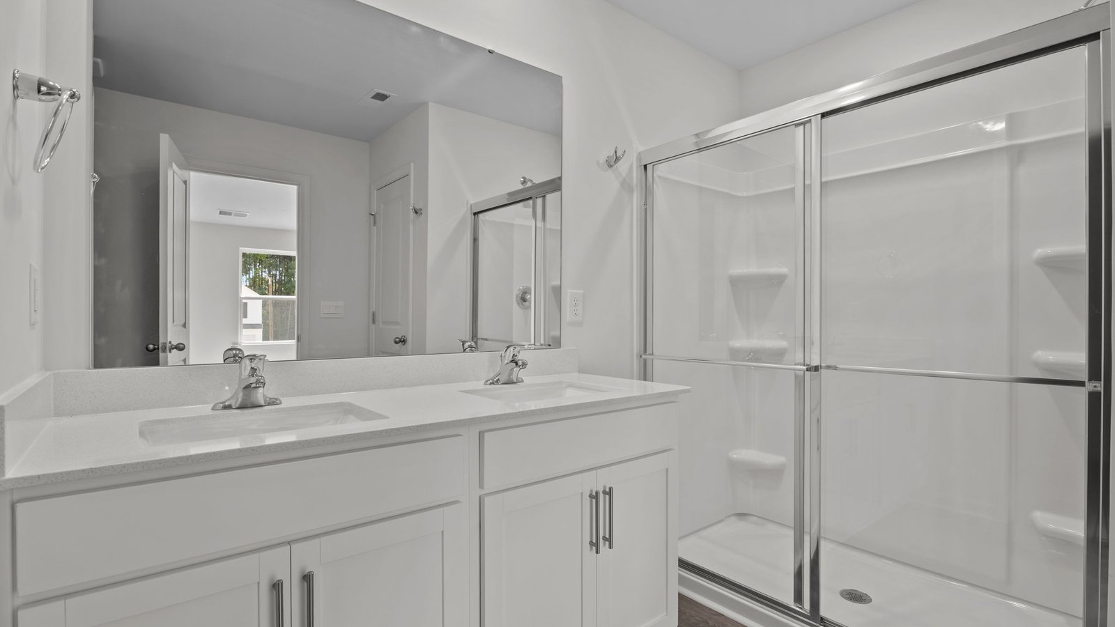 Primary bathroom with walk-in shower