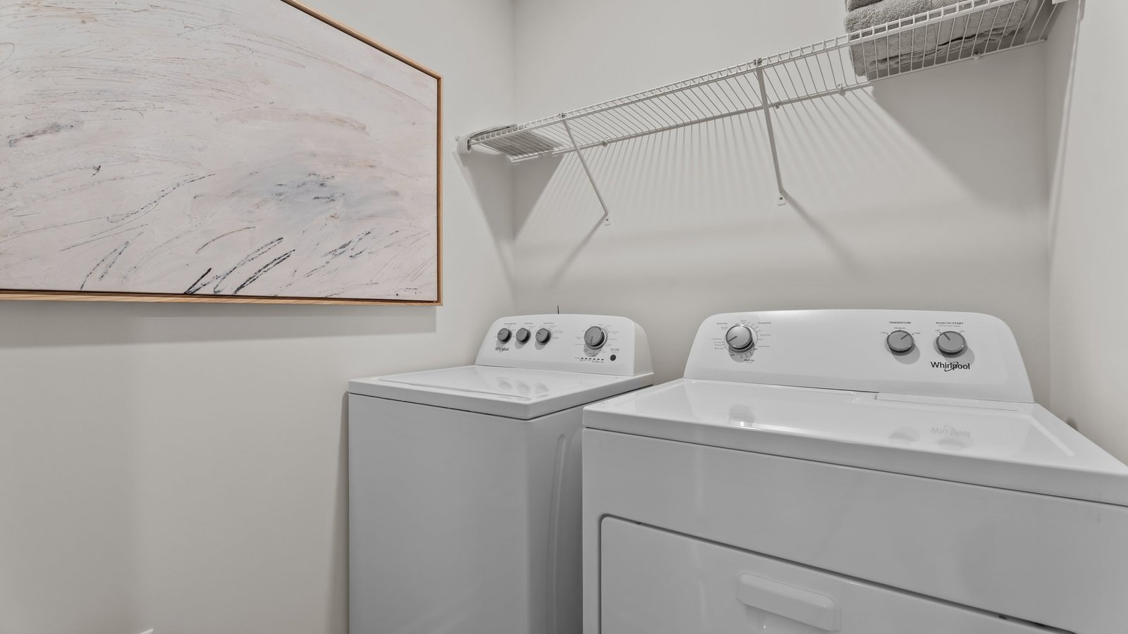 Laundry room with ample storage