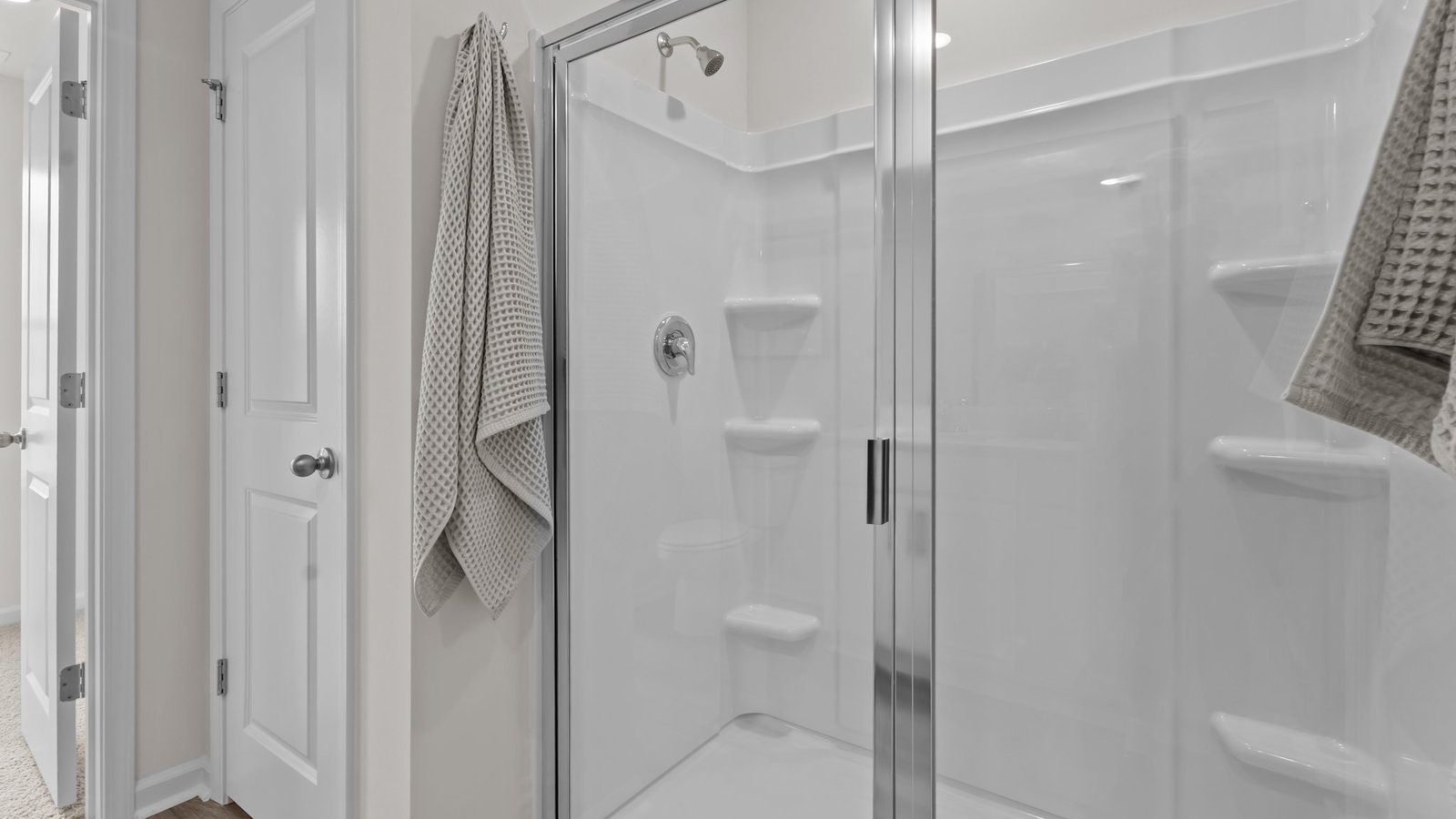 Bathroom with shower and tub