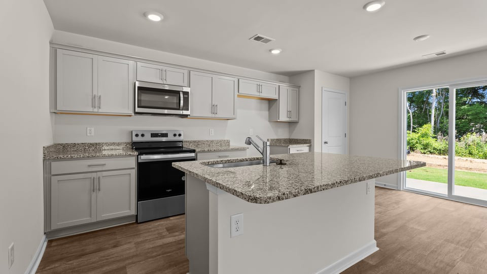 kitchen area with stainless steel appliances