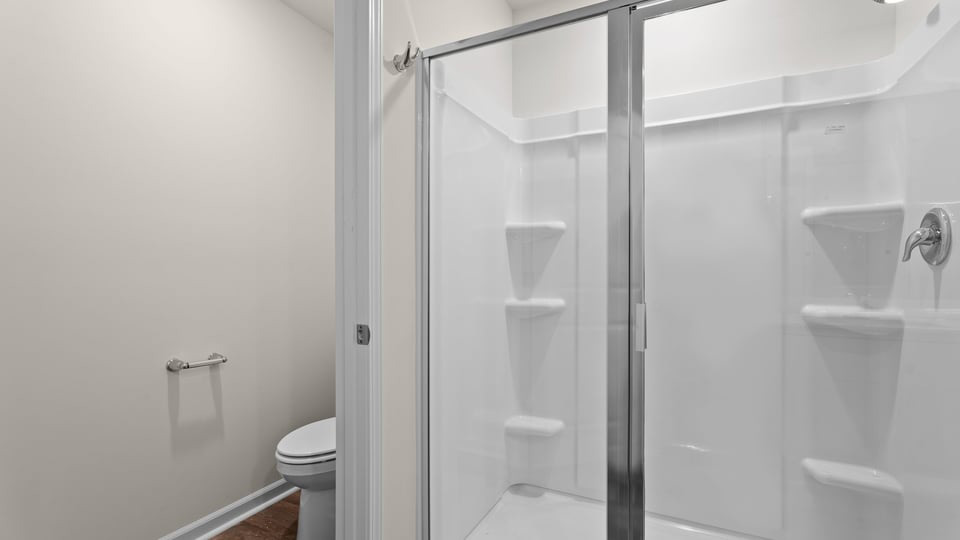 bathroom view with shower