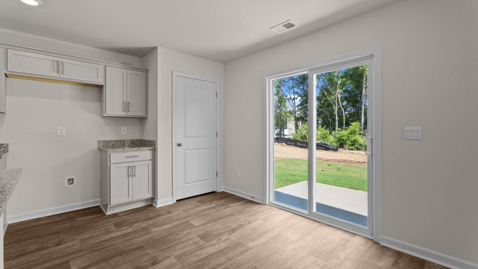 Open-concept dining area