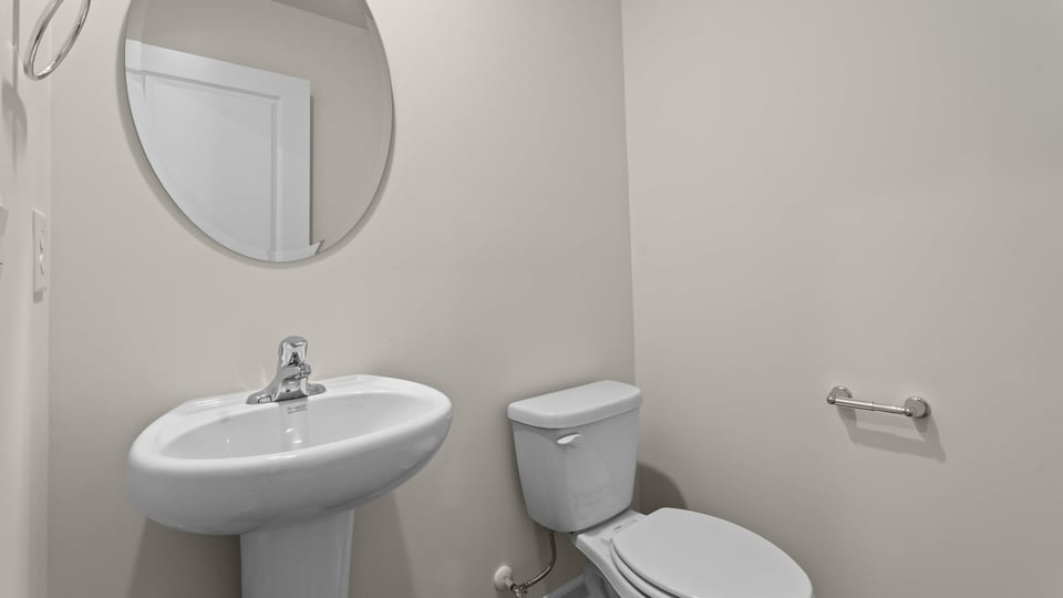 Bathroom with quartz countertops