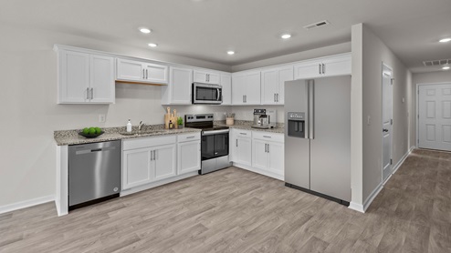 kitchen with granite counters