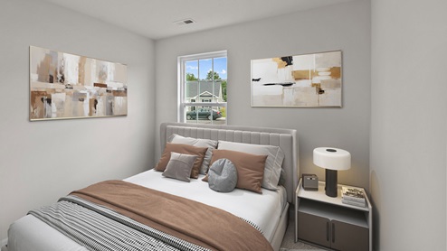 bedroom with carpet flooring