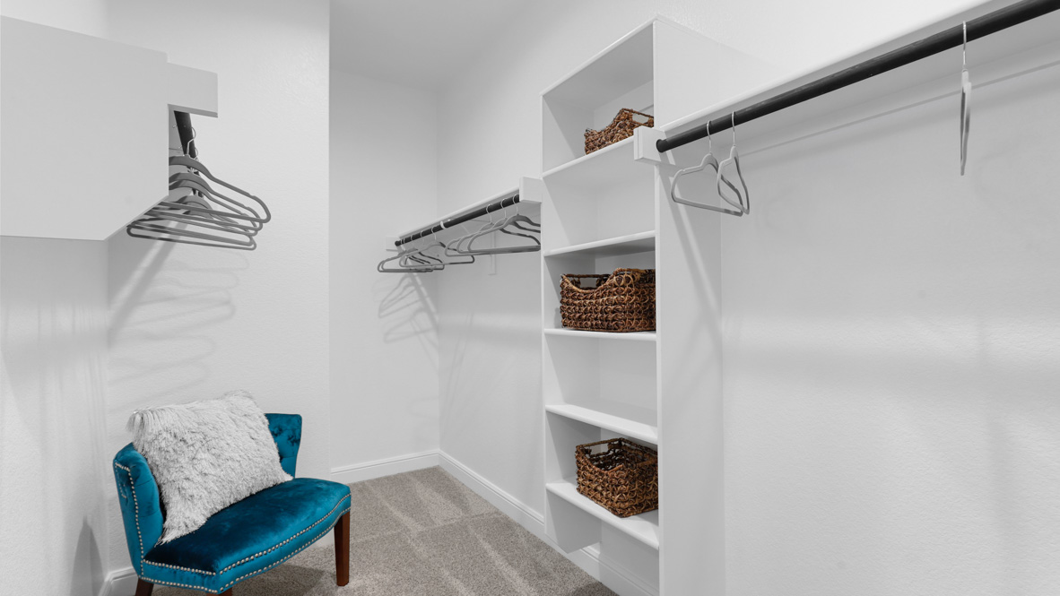 Primary walk-in closet