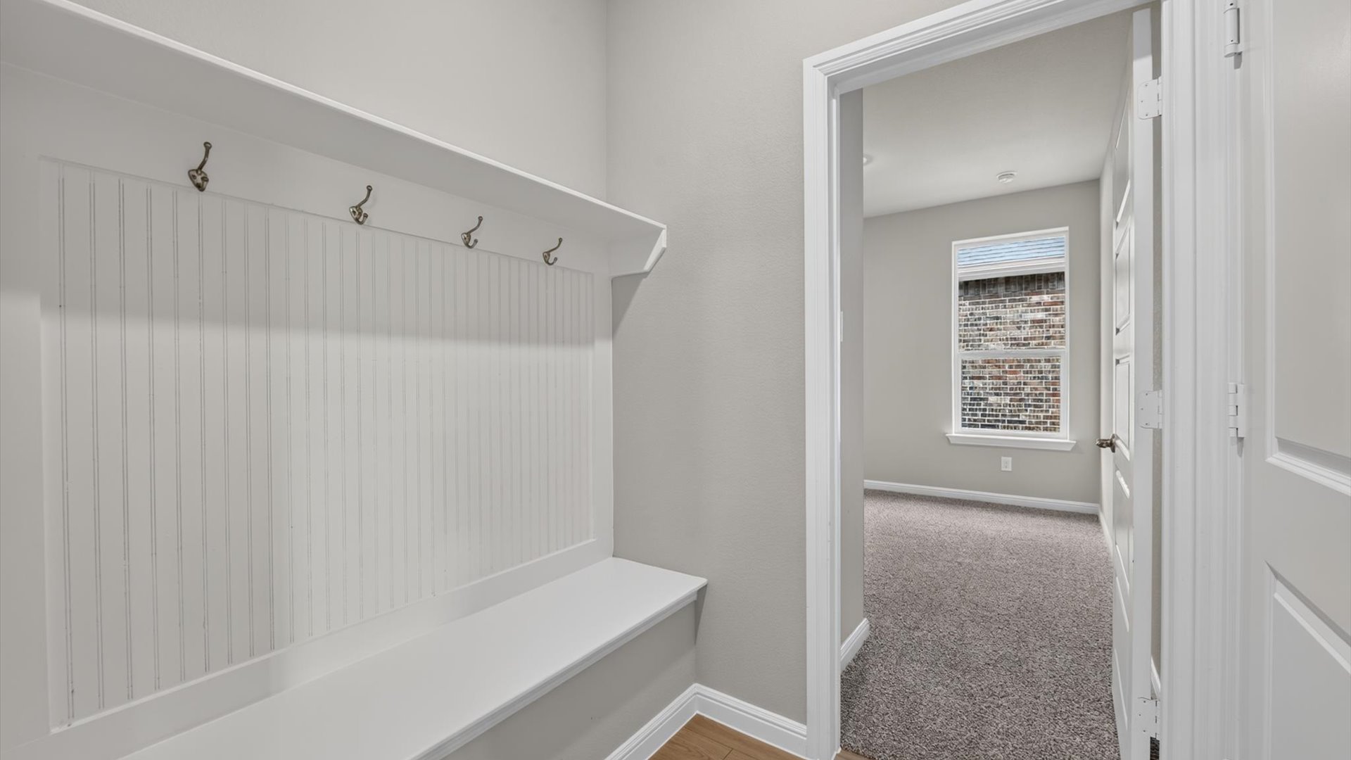 Mud room and storage