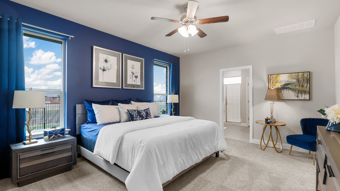 Open bedroom
