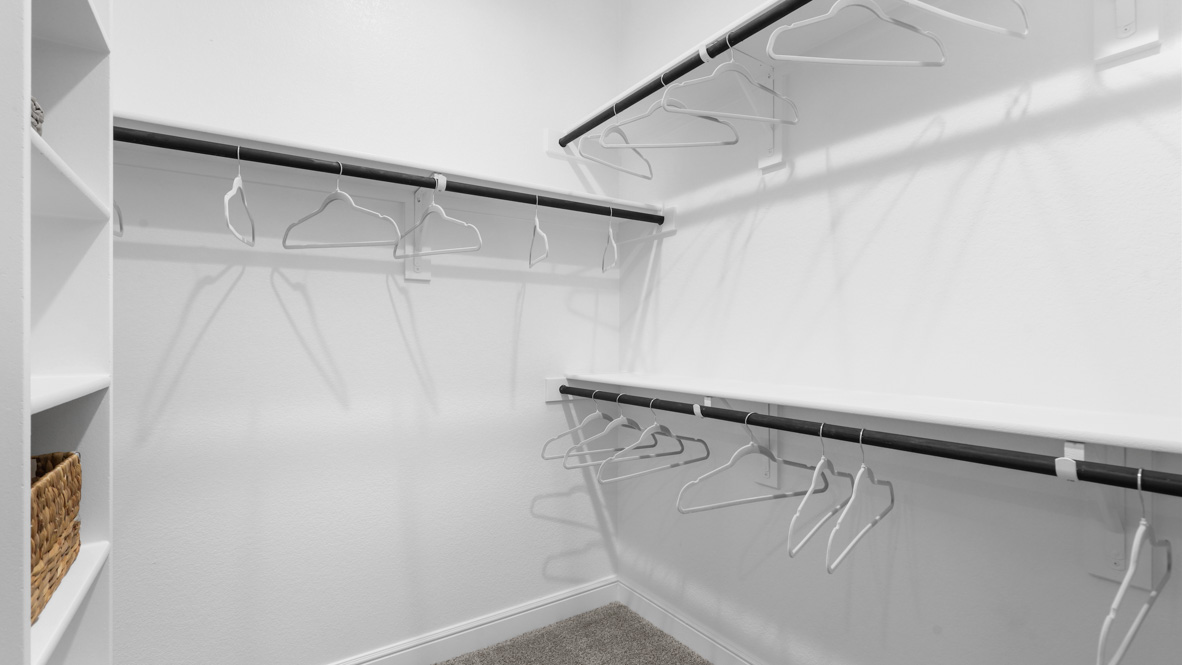 Primary walk-in closet