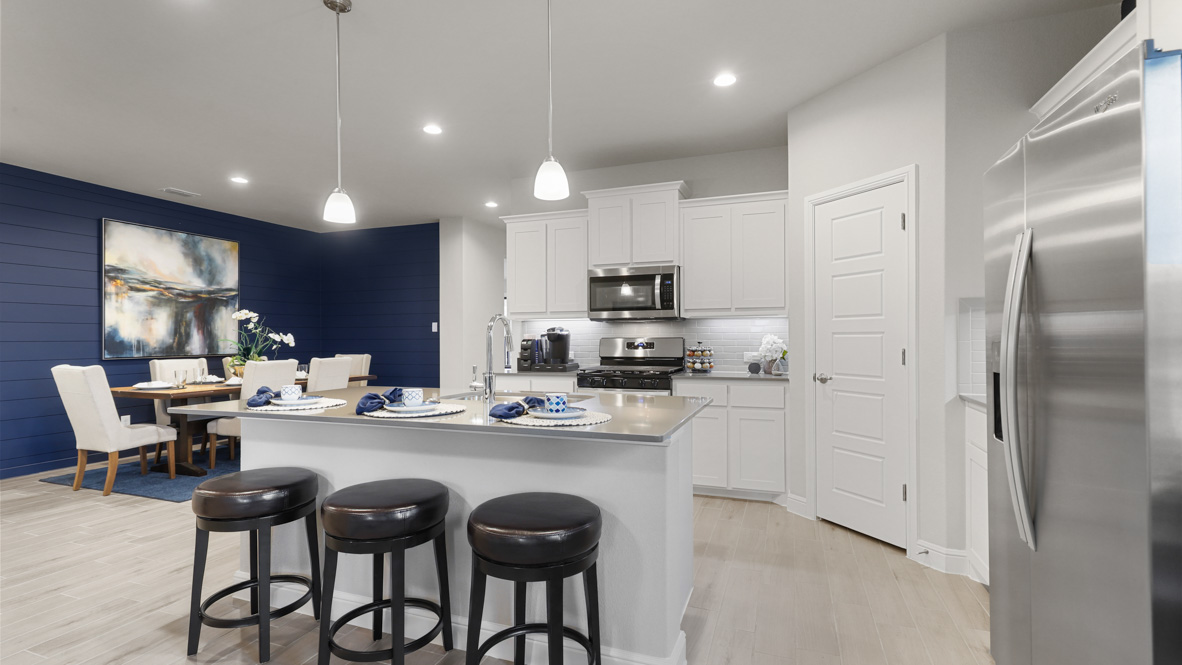 Open concept kitchen