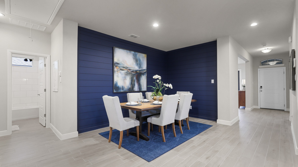 Open dining area