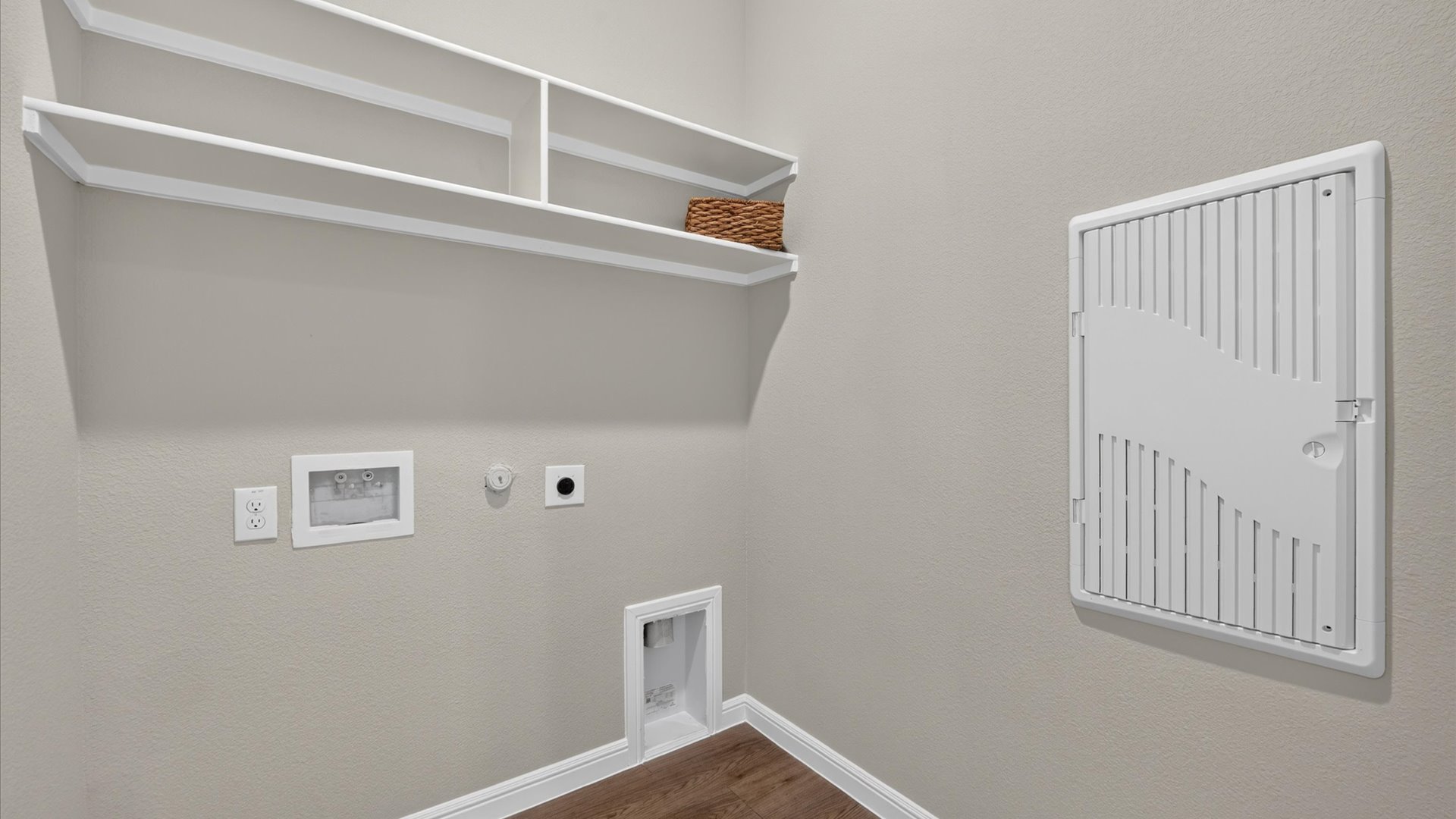 Laundry and utility closet