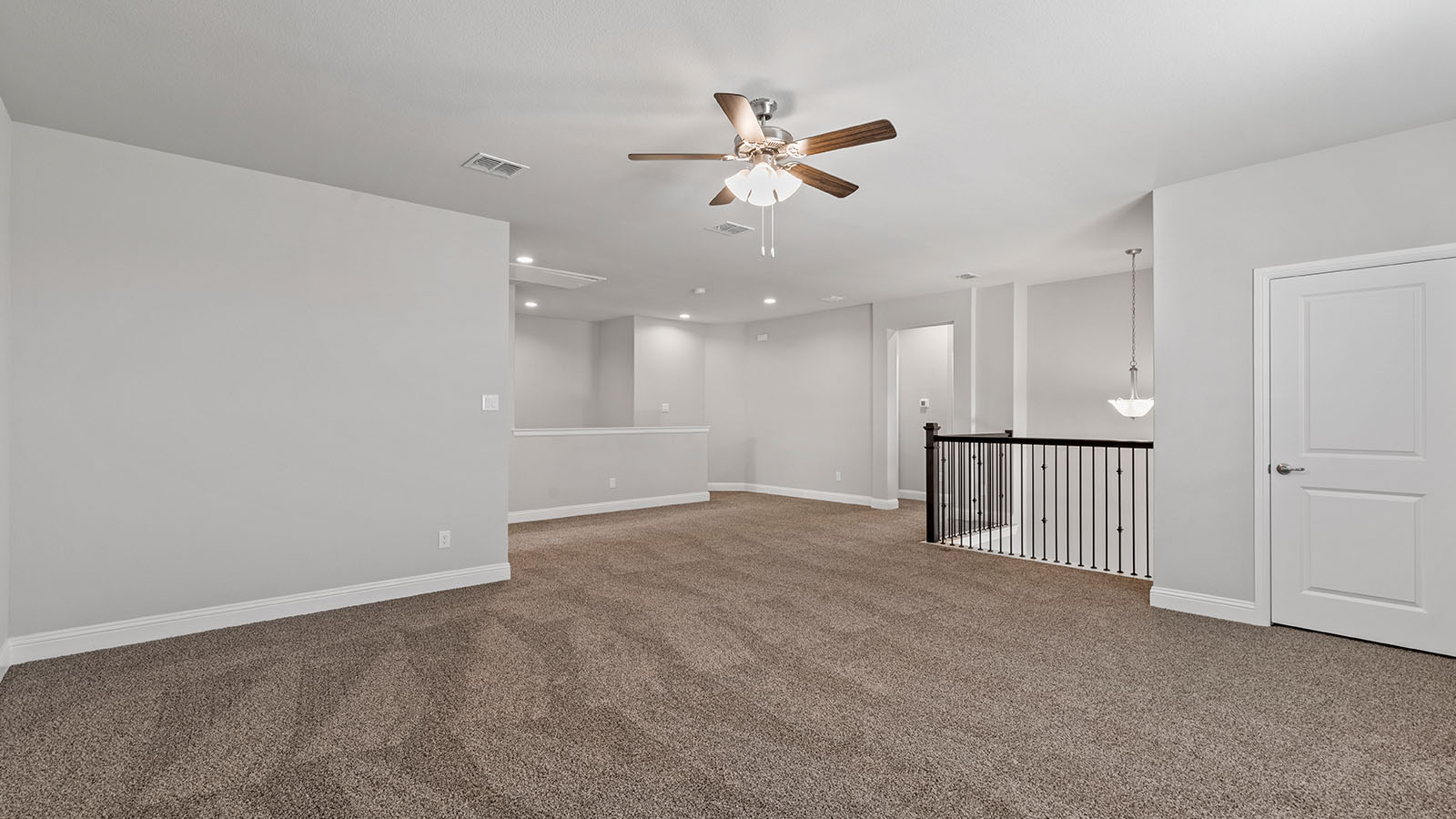 Upstairs game room
