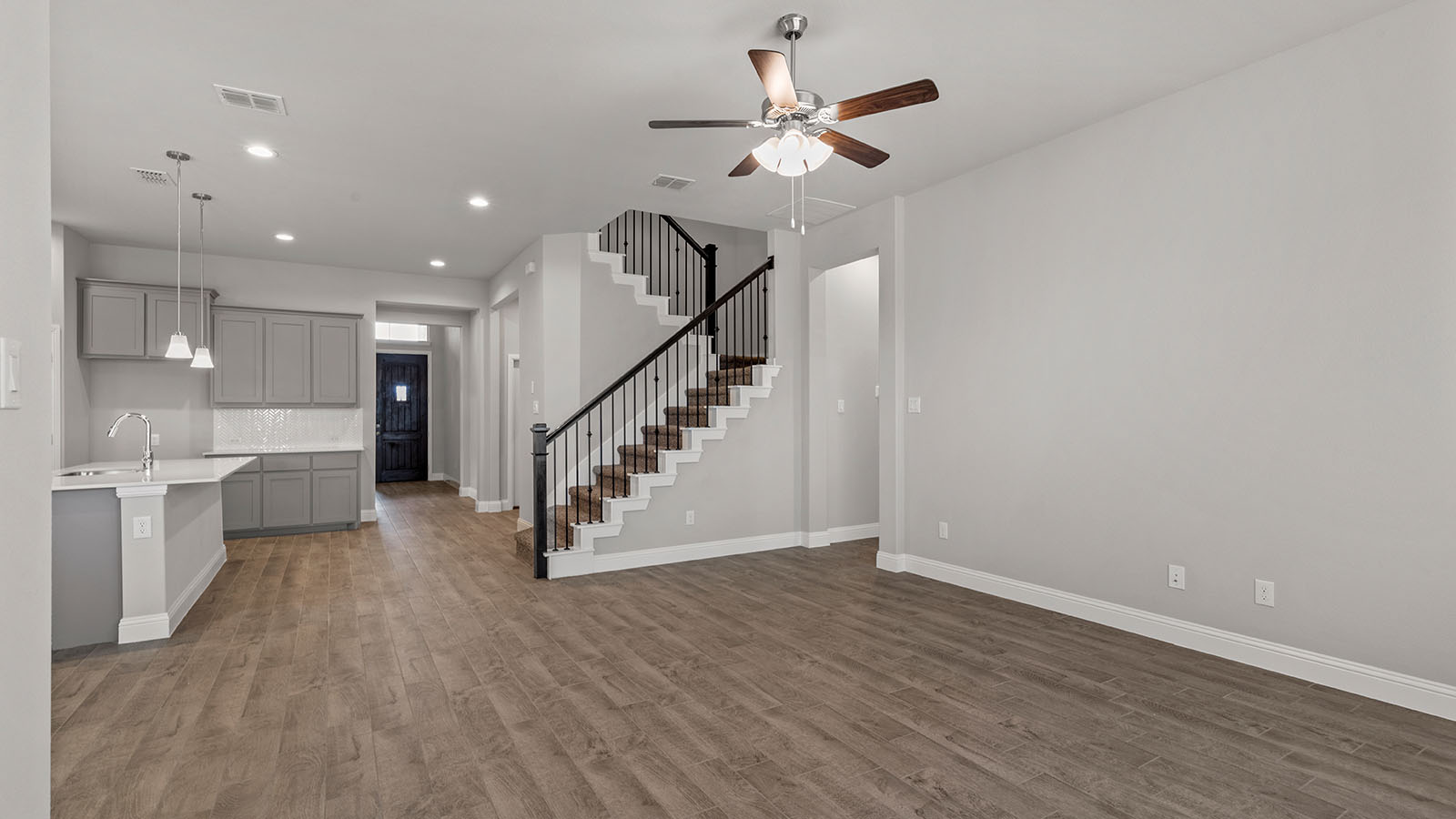 Living and family room